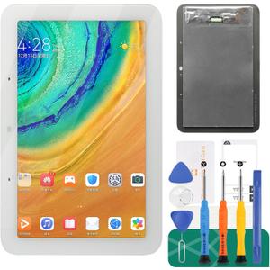 for 2nd Generation Google Home Nest Hub Screen Replacement for Google Nest Hub LCD Display Touch Screen Digitizer Assembly Replacement for Google Home Nest Hub/Nest Hub Screen Repair White 7"