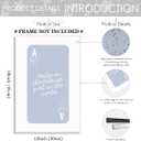 3 x Lucky Girl Syndrome Poster Trendy Ace Card Print Blue Bow Wall Art Casino Theme Party Poker Art Poster Preppy Girly Dorm College Apartment Coquette Room Decor8x12inch Unframed (POK06)