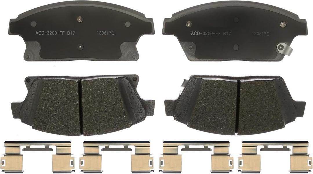 ACDelco Silver 14D1467CHF1 (19386947) Ceramic Front Disc Brake Pad