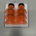 Reusable Soda Can Lids - 6-Pack Spill-Proof, Snap-On Covers for Freshness and Protection, Orange Can Toppers Set of 6