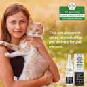 6 x Cat Deterrent Spray - 100% Natural Cat Repellent Spray for Urine Marking & Scratching - Eco Friendly, Safe to Use Around Children and Pets, Safe for Use on Furniture and Fabric, Works Indoor & Outdoor