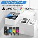 Remanufactured 6022 Toner Cartridge Replacement for Xerox WorkCentre 6027 6025, Phaser 6022 6020 (106R02759-Black,106R02756-Cyan,106R02757-Magenta,106R02758-Yellow , 4 Pack)