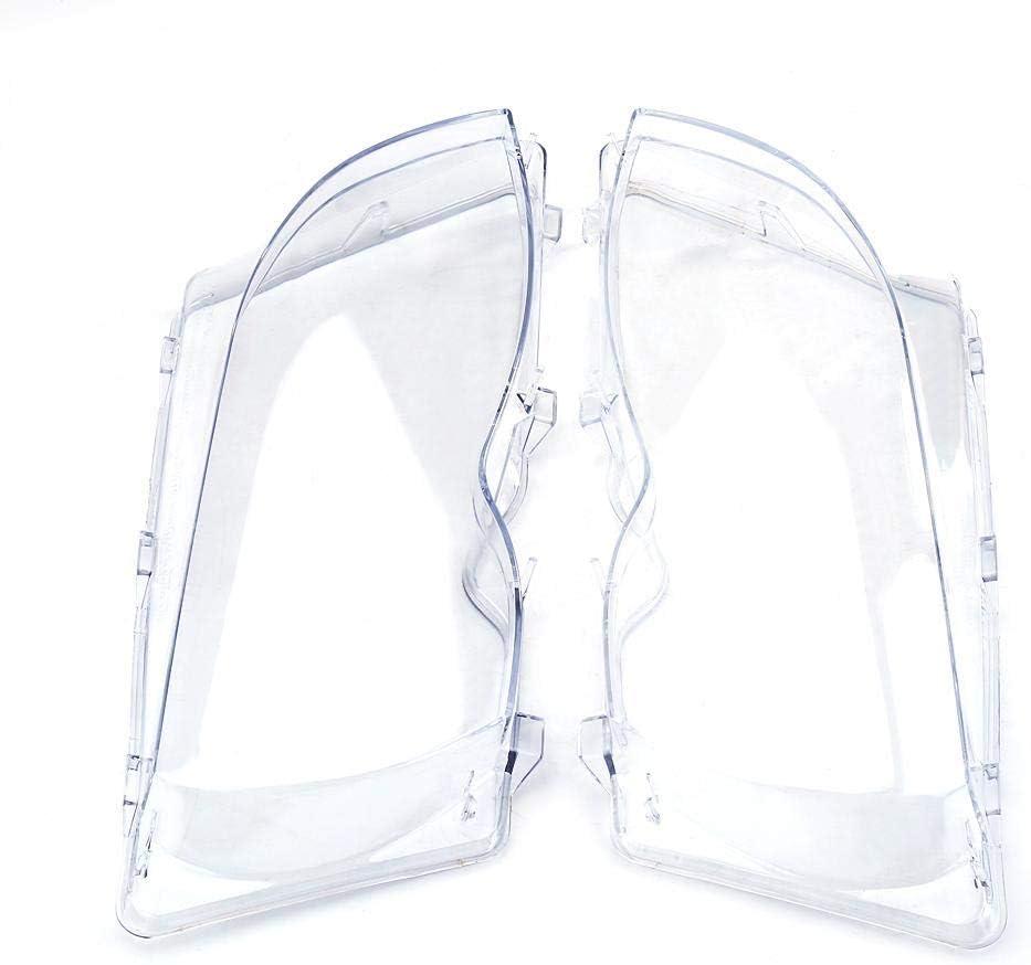 Car Headlight Cover, 1 Pair of Left and Right Side Clear Headlight Lens, 63126924043 63126924044 Compatible with 3 Series E46 4D 320i 325i 325xi 330i 330xi 2002 2003 2004 2005