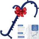 Deep Tissue Back & Neck Massager - Back Massager Stick for Pain Relief, Muscle Knot Remover, Trigger Point Massage Tool for Full Body, Shoulders, Legs - Pressure Point Massage Tool (Dark Navy Blue)