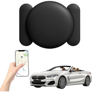 Rowgins GPS Tracker with Weatherproof Magnetic Case|Ultra Mini Tracking Device for Car Hidden|Long Life Lightweight VehicleTrackers Compatible with iOS(5)