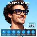 Ai Smart Glasses with Camera, 1080P Video & 8MP Camera Glasses, Real-Time Translation Smart Ai Glasses, Bluetooth Music & Calls, 32Gb Storage