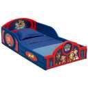 Delta Children - PAW Patrol 4-Piece Toddler Room-in-a-Box Set Includes Sleep and Play Toddler Bed, Table, 1 Chair and Toy Box, Blue