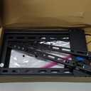 Mounting Dream TV Wall Mount for Most 37-75 Inch TVs, Universal Tilt TV Mount Fit 16", 18", 24" Stud with Loading Capacity 132lbs, Max Vesa 600 x 400mm, Low Profile Flat Wall Mount TV Bracket (Black)