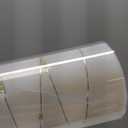 Raycare Flameless Candle with Remote Timer  9 Flickering Acrylic Battery Operated LED Pillar Candles with Embedded Star String for Valentine's Day, Home Decor, and as a Gift (White)