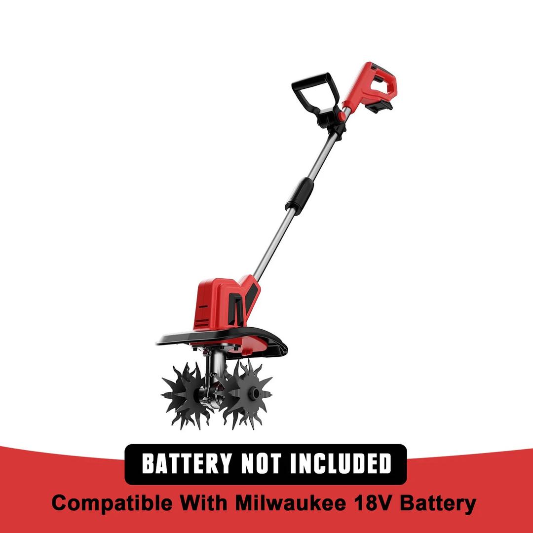 MELLIF CORDLESS TILLER CULTIVATOR,COMPATIBLE WITH DEWALT 20V MAX BATTERY(TOOL ONLY)