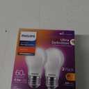 Philips LED 60-Watt Equiv 6.6-Watt A15 Frosted Ultra Definition Light Bulb Soft White 2700K