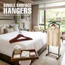 Utopia Home Premium Wooden Hangers 30 Pack - Durable & Slim Coat Hanger - Suit Hangers with 360-Degree Rotatable Hook - Wood Hangers with Shoulder Grooves (Cherry)