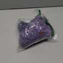 Grlasen Women's Fashion Long Sleeve T-Shirt Pleated Button V-Neck Solid Color Casual Tunic Top Purple, XXL