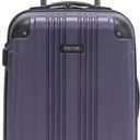 Kenneth Cole REACTION Out of Bounds Lightweight Hardshell 4-Wheel Spinner Luggage, Smokey Purple, 20-Inch Carry On
