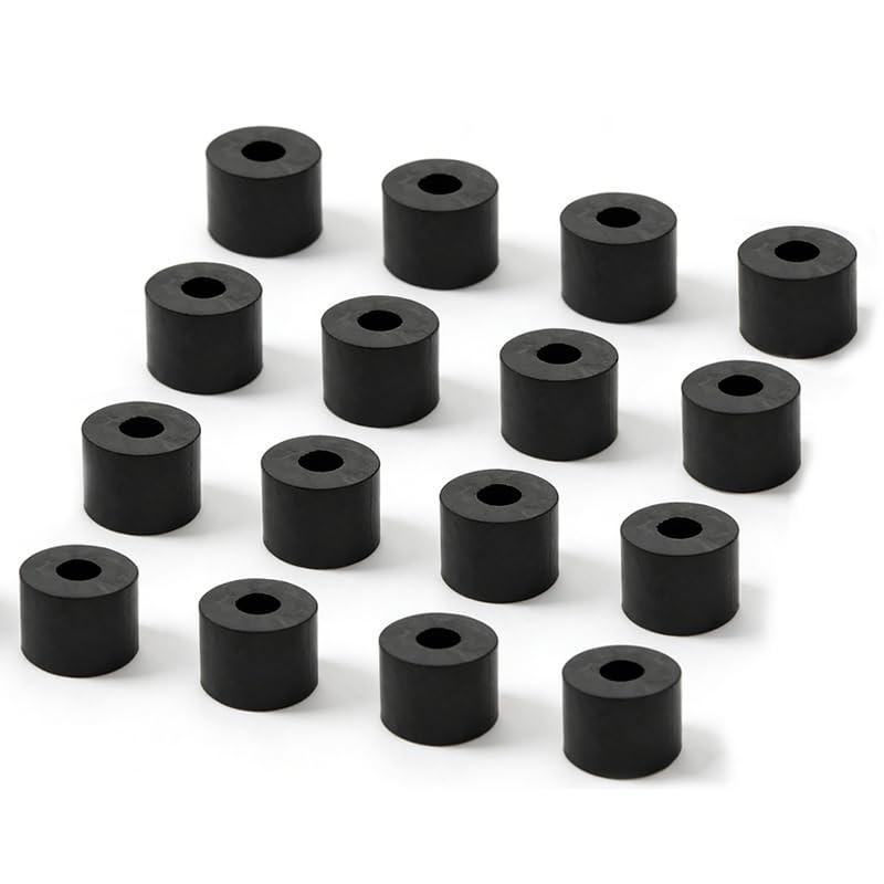 16Pcs, 1" OD x 3/8" ID x 3/4" Thickness, Rubber Bushing Anti Vibration Pads,Multi Purpose Rubber Washers for Bolts, Car, Boat, Home Appliances