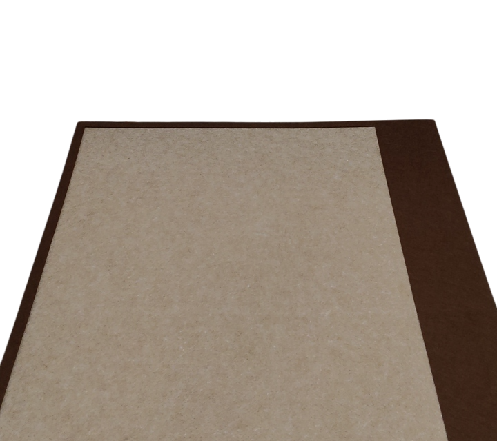 Mat light brown and dark brown 24x34 Inches