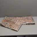 Lahome Oriental Washable Rug Runners for Hallways, 2x5 Kitchen Runner Rug Non Slip with Rubber Backing Ultra-Thin Vintage Carpet for Bedroom Bathroom, Peach/Orange (Terracotta)