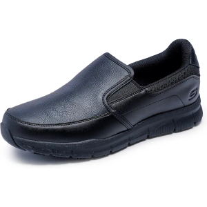 Skechers Men's Nampa-Groton Work Shoes, Black, Size 10.5