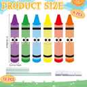 6 Pcs Back to School Crayon Party Decorations Large Kindergarten Preschool Outside Decor My First Day of School Yard Signs Party Supplies for Outdoor Lawn Classroom Decorations Photo Prop