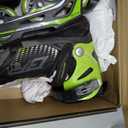 Bladerunner by Rollerblade Phoenix Boys Adjustable Fitness Inline Skate, Black and Green Size 2-6