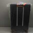 Luggage Sets 5 Piece Suitcases with Wheels, Suitcase Set ABS Hard Case Luggage with TSA Lock Spinner Wheels Durable Travel Luggage (5-Piece Set(20"/24"/28")) (Black)