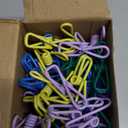 150 Pcs Chip Food Bags Clips Bulk Multi-Colored Utility PVC-Coated Steel Clip 2 Inch Multipurpose Clothes Pins Food Clips Bag Clips Kitchen Bags Clips for Food Package, Chips Bag, Clothes