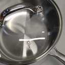 Ohtomber Tri-Ply Steamer for Cooking - Stainless Steel 3 Qt Saucepan with Lid, Medium Kitchen Induction Cooking Pot with Vegetable Food Steamer Basket, Non Stick Sauce Pan with Stay-Cool Handle