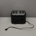 Proctor Silex 4 Slice Toaster with Extra Wide Slots for Bagels, Cool-Touch Walls, Shade Selector With 7 Browning Levels, Toast Boost, Auto Shut-off and Cancel Button, Black (24215PS)