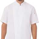 Chef Works Men's Springfield Chef Coat (3X-Large, White)