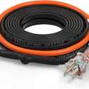 VEVOR Self-Regulating Pipe Heating Cable, 30-feet 5W/ft Heat Tape for Pipes Freeze Protection, Protects PVC Hose, Metal and Plastic Pipe from Freezing, 120V