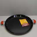 Paella Pan – Enamelled, No-Rust Steel Skillet – Easy-to-Clean Pan for Propane & Gas Burners – Indoor & Outdoor Cooking Cacerola Paellera Sarten – 22 Inch, for 16 Servings