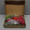 Riceshoot 8 Pcs Christmas Kitchen Decor Include 4 Pcs 78.7 Inch Large Christmas Cabinet Door Ribbons Bows 4 Mini 9 Inch Cabinet Wreath for Kitchen Window Door Xmas Supplies