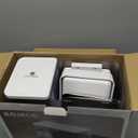 ROJECO Automatic Cat Feeder and Water Dispenser,36Cups/8.5L 2-in-1 Stainless Steel Bowls Large Capacity Cat Food Dispenser and Gravity Water Fountain for Cats Small Dogs Puppies Kittens Pets (White)