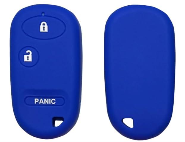 Silicone Key Fob Cover Case for Honda Civic, 3 Buttons Key Fob Cover Remote Fit for Honda Civic Sedan Civic Coupe Element Pilot 2000-2011, Key Fob Replacement A269ZUA106 72147-S04-A01 (Pink)