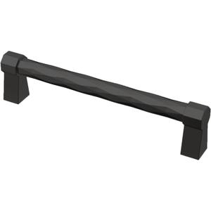 Alzassbg 10 Pack Matt Black Cabinet Pulls, 5 Inch(128mm) Hole Centers Cabinet Handles Kitchen Hardware for Cabinets and Drawer AL3201MB