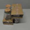 GLASS JARS WITH CORK LID Pack Of 2(4 Count)