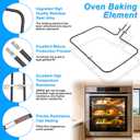 UPGRADED WFE540H0ES0 WFE540H0AS0 WFE540H0AB0 WFE540H0AS1 WFE540H0AE0 WFE520S0FS0 WFE714HLAS1 Range Oven Bake Element Coil Compatible with Whirlpool Maytag Oven Heating Element Stove Coil Parts