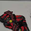 CovertSafe& Dog Boots for Dogs Non-Slip, Waterproof Dog Booties for Outdoor, Dog Shoes for Medium to Large Dogs 4Pcs with Rugged Sole Black-Red