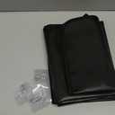 FUNYKICH 2PCS Black Silicone Rectangular Stove Top Covers for Electric Stove, 21x29.5 inch Glass Cooktop Protector, Fireproof & Waterproof, Prevent Scratches, Expands Usable Space