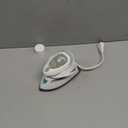 BEAUTURAL Mini Travel Steam Iron for Clothes with Dual Voltage, Temperature Control, Non-Stick Soleplate and Cord Storage, Ideal for Sewing, Quilting and Handcraft (White)