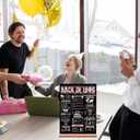 40th Birthday Party Decorations for Girl Boy, Sweet Back in 1985 Birthday Decor Poster Acrylic Table Sign, 40th Birthday Party Supplies, Double-Sided