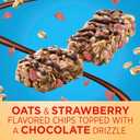 2 x Fiber One Chewy Bars, Oats and Chocolate Strawberry, Fiber Snacks, 5 Ct, 7 oz