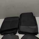 Skechers Men's Memory Foam Seat Covers, Air Cool Mesh Thick Car Seat Covers, Car Seat Covers Front Seats Airbag Compatible, Universal Automotive Comfort for Most Cars, Vans, Trucks, SUV,Black