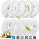 Cat Water Fountain Filters for 84oz/2.5L Stainless Steel Pet Fountain and 67oz/2.0L Plastic Cat Drinking Fountain, 8 Pack Pet Replacement Filters Set