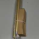 HEI! DEAR Gold Curtain Rods 48 to 84 Inch(4-7FT),1 Inch Heavy Duty Curtain Rods,Adjustable Curtain Rod Set,Modern Decorative Drapery Rods,Telescoping Single Window Curtains Rods 36-88",Brass Gold