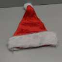Christmas Santa Hat Adults, Soft Velvet Comfortable and Thickened Holiday Hat for Xmas and New Year Holiday Party Supplies