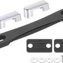 uxcell 8.86" x 0.98" Luggage Handle, Pull Handle Grip Replacement, Spare Suitcase Replacement Handles for Bag Travelling Package, Black