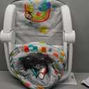Bright Starts Learn-to-Sit Baby Floor Seat, 2-Positions Grow with Infant, Portable Baby Chair, Includes Sensory Toys, Unisex, 4-12 Months, Playful Paradise