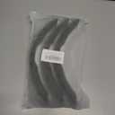 West Llama 3PCS Leather Car Steering Wheel Cover,Snap On Steering Wheel Protector Universal 99% Cars(3PCS-Black)