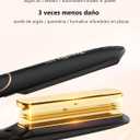 Terviiix Non-Snagging Ceramic Flat Iron Hair Straightener 1 inch, Plancha De Cabello,3X Less Damage Hair Straightener and Curler, 15s Fast Heating, 5 Adjustable Heats, Max 450F